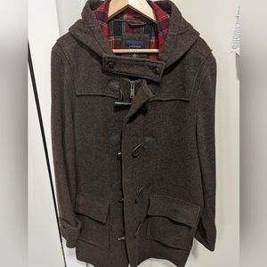 Lands end duffel coat for sale. Great color, warm, fashionable, well made!